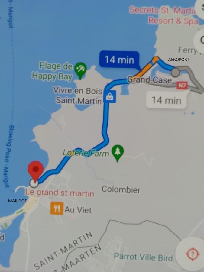 Charmant Duplex à Marigot Galisbay Esterno foto